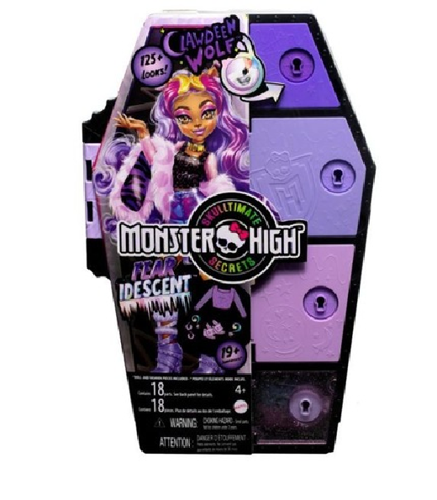 Mattel monster high: secretele prietenilor monster high, papusa clawdeen wolf hnf74