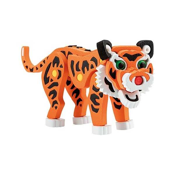 Puzzle 3D Spuma Tigru 121 piese Toi-Toys TT43546A