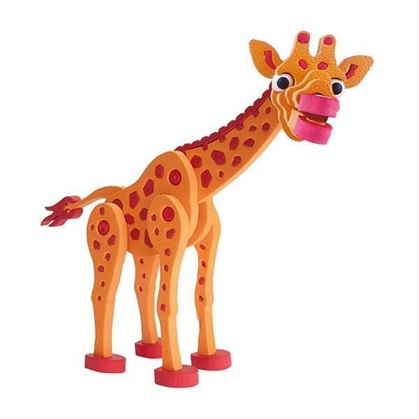 Puzzle 3D Spuma Girafa 104 piese Toi-Toys TT43547A