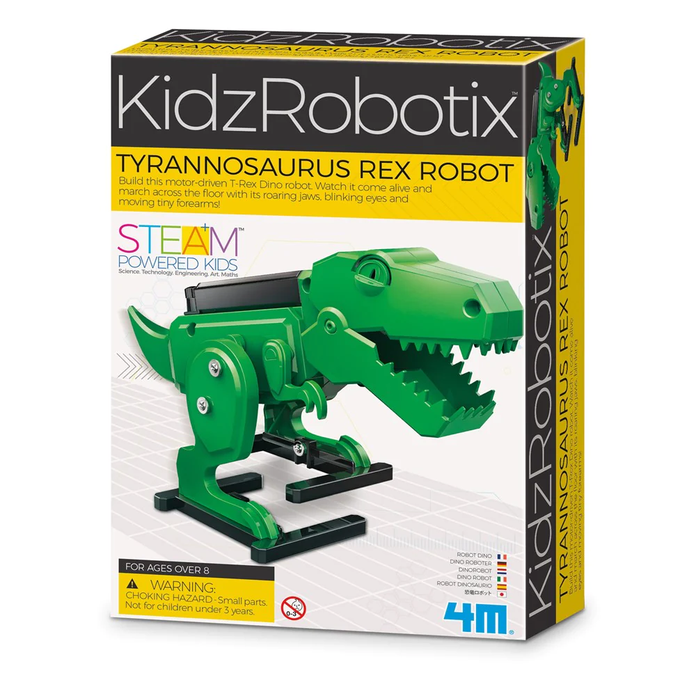 Kit constructie robot - t-rex, kidz robotix