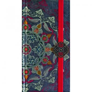 Agenda model oriental cu elastic rosu