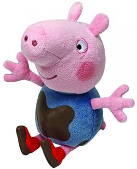 Plus licenta Peppa Pig, George murdarel (15 cm) - Ty