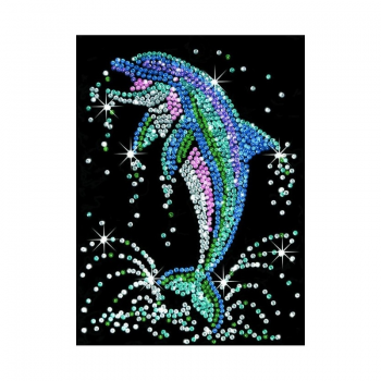 Sequin art set creativ Delfin