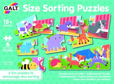 Set 6 puzzle - Animalute jucause (3 piese)