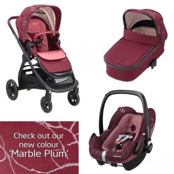 Pachet Adorra 3in1 MArble Plum Maxi Cosi