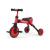 Tricicleta pliabila, transformabila in Bicicleta fara pedale, Grande RED