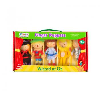 Set marionete deget Vrajitorul din Oz pentru teatru papusi, finger-puppet, 3 ani+, Fiesta