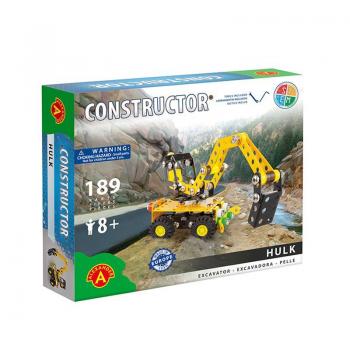 Set constructie 189 piese metalice Constructor Hulk Excavatorul, Alexander