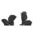 KinderKraft- Scaun auto Isofix MYWAY Grey , 0-36 kg