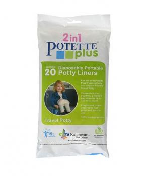 Pungi biodegradabile de unica folosinta pentru olita portabila Potette Plus - 20 buc/set
