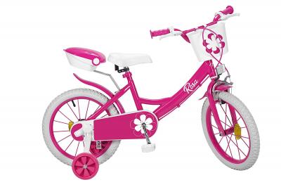 Bicicleta Copii - Fete, Colors Pink, 16 inch, 5-7 ani, Toimsa