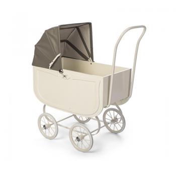 Carucior papusi crem vintage cu saltea inclusa, +3 ani, byAstrup
