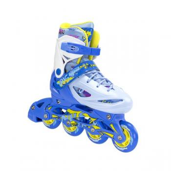 Patine gheata si role 3in1 Nils Extreme, Abisal, masura M 35-38 , blue