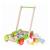Antemergator din lemn + 40 de cuburi ecotoys 2110