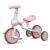 Bicicleta cu roti ajutatoare ecotoys lc-v1311 - roz