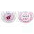 Nuk Suzeta Freestyle Silicon M1 Rose 0-6 luni 2 Bucati Set