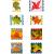 Set puzzle-uri din betisoare lemn - Dinozauri Fiesta Crafts FCT-2933