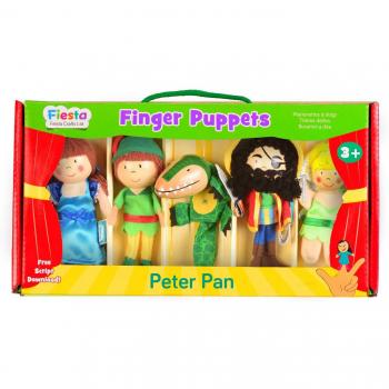 Set 5 Marionete pentru deget Peter Pan Fiesta Crafts FCT-2377