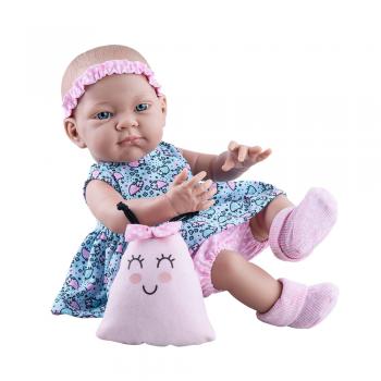 Bebelus fetita in rochita cu buburuze roz si bleu - Pikolin, Paola Reina