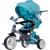 Tricicleta cu sezut reversibil sun baby 007 little tiger - melange turquoise