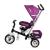 Tricicleta cu sezut reversibil sun baby 002 super trike plus burgundy