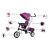 Tricicleta cu sezut reversibil sun baby 002 super trike plus burgundy