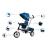 Tricicleta cu sezut reversibil sun baby 002 super trike plus blue