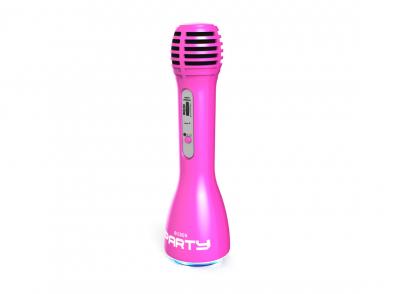 Microfon karaoke 2in1 cu bluetooth, Bigben, roz