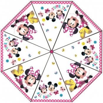 Umbrela transparenta Minnie, diametru 76 cm SunCity CTL008837
