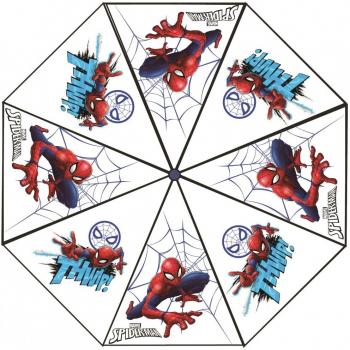 Umbrela transparenta Spiderman, diametru 76 cm SunCity CTL08836