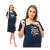 Qmini - Camasa de alaptat, S, Best Mom Ever, Navy Blue
