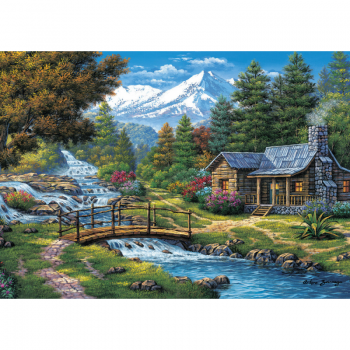 Puzzle 2000 piese - Two Cascades