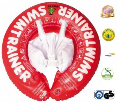 Colac Copii Swimtrainer Classic Rosu, 3 Luni-4 Ani