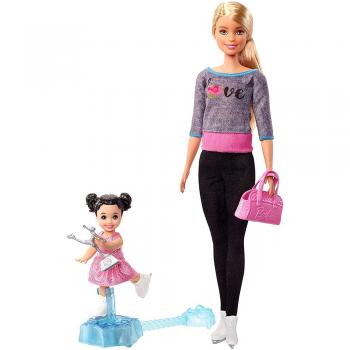 Set Barbie by Mattel I can be Sport 2 papusi cu accesorii FXP38