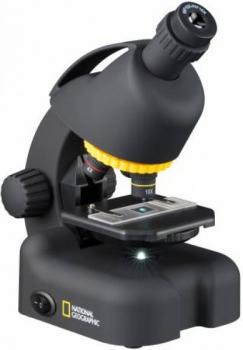 Microscop National Geographic 40-640x cu adaptor pentru telefonul mobil si accesorii