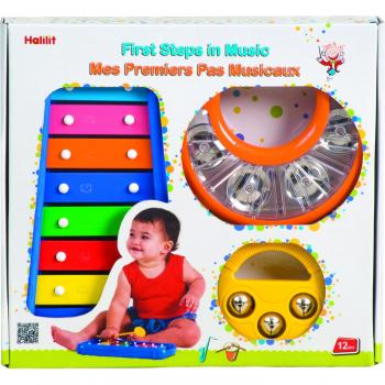 Set Jucarii Muzicale Primii Pasi In Muzica Halilit Ms7004