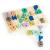 Tabla educationala din lemn cu cifre si litere - 51 de elemente ecotoys ma4512
