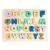 Tabla educationala din lemn cu cifre si litere - 51 de elemente ecotoys ma4512
