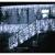 Instalatie luminoasa de craciun 300 leduri, 13 m, 8 functii, exterior/interior, tip perdea de turturi alb rece