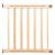 Poarta de siguranta extensibila din lemn natur 72-122 cm Springos Wooden