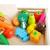 Set Ladita cu fructe si legume din lemn pentru feliat XXL Kruzzel MY17514