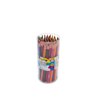 Set 48 creioane colorate triunghiulare maxi mina 4 mm