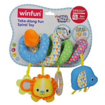 Winfun - Spirala cu jucarii pentru patut si carucior Happy Animals