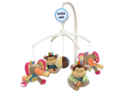 Carusel Muzical Patut Bebe Baby Mix 794m Elephant And Monkey