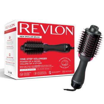 Perie electrica fixa REVLON pentru par mediu spre scurt One-Step Volumiser, RVDR5282UKE