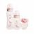 Set 2 biberoane 125 ml, 250 ml + suzeta in cutie sterilizare Minut Baby 0+