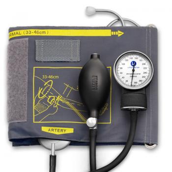 Tensiometru mecanic Little Doctor LD 60, stetoscop atasat, manseta 33-46 cm, manometru din metal