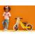 Bicicleta din lemn fara pedale UNIQ Honey