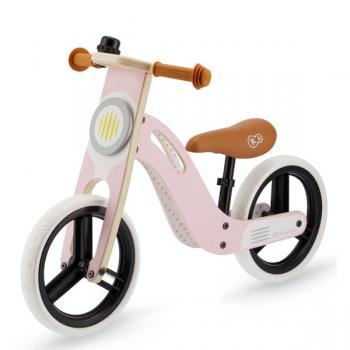 Bicicleta din lemn fara pedale UNIQ Pink