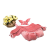 Cuib pentru bebeluși cu pernuță | catifea roz
